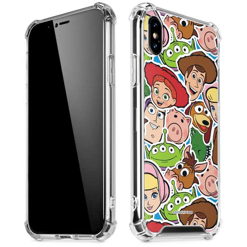 Disney Toy Story Collages Portrait iPhone XS Max Clear Case